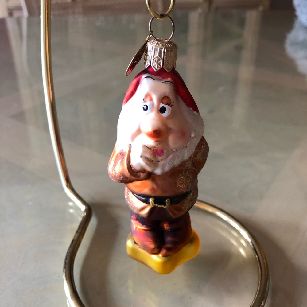 Radko Disney dwarf ornament